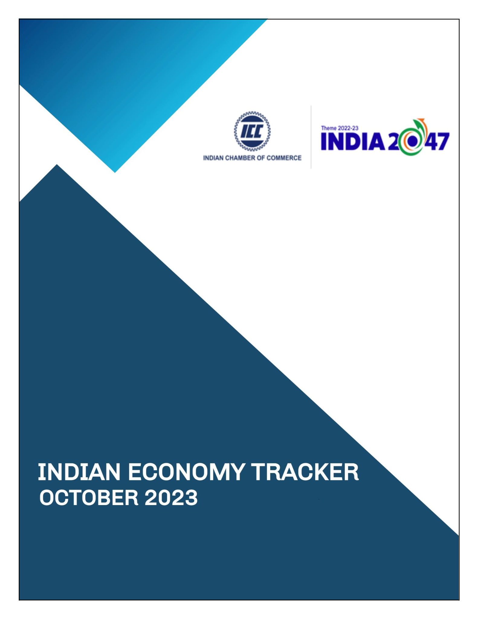 INDIAN ECONOMY TRACKER OCTOBER