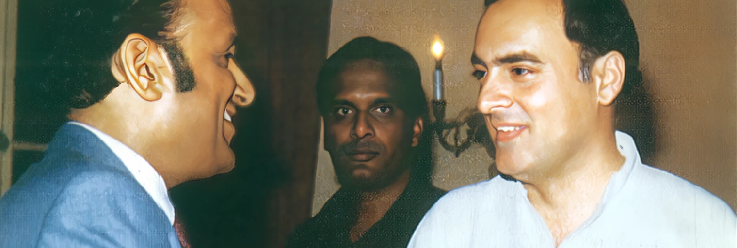 Hon'ble Prime Minister Shri Rajiv Gandhi meeting with ICC Official