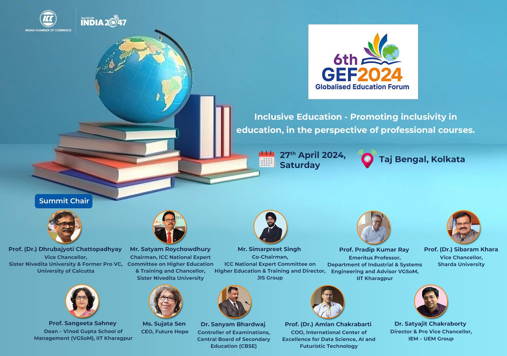 6TH GEF2024 GLOBALISED EDUCATION FORUM KOLKATA