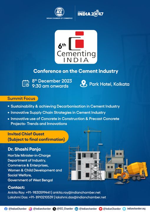6TH CEMENTING INDIA CONFERENCE ON THE CEMENT INDUSTRY