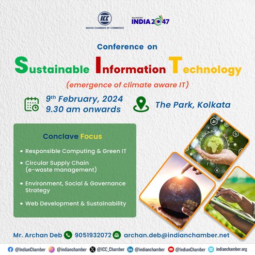 CONFERENCE ON SUSTAINABLE INFORMATION TECHNOLOGY (EMERGENCE OF CLIMATE AWARE IT)